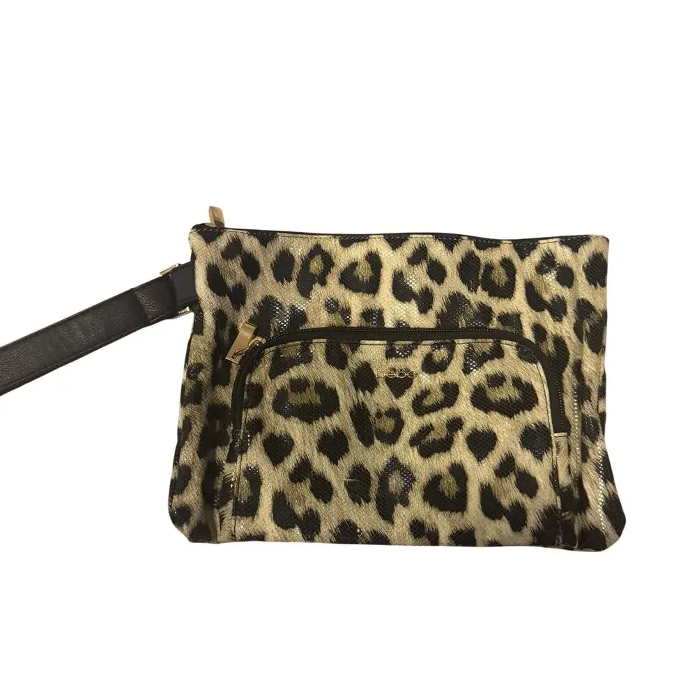 Bebe Leopard print bag
